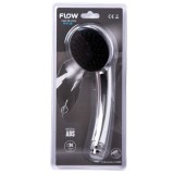 Cap de dus negru din ABS Flow FPD-1B, racord standard 1/2"