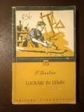 P. Leontiev - Lucrări &icirc;n lemn (1957)