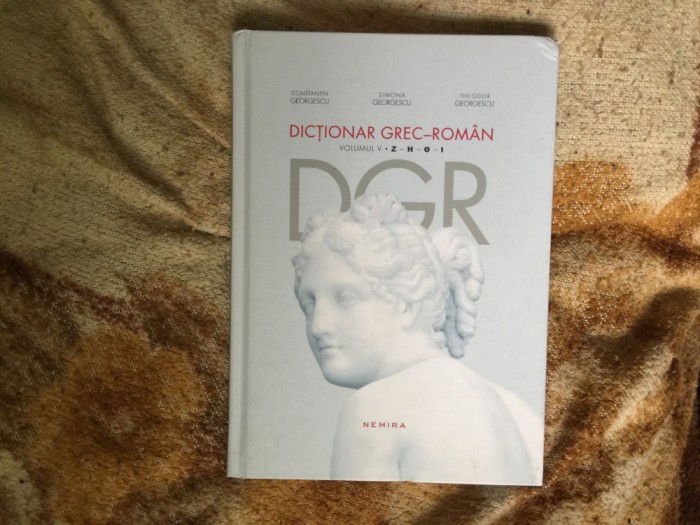 n4 Dictionar grec roman volumul 5 -Constantin Georgescu stare noua
