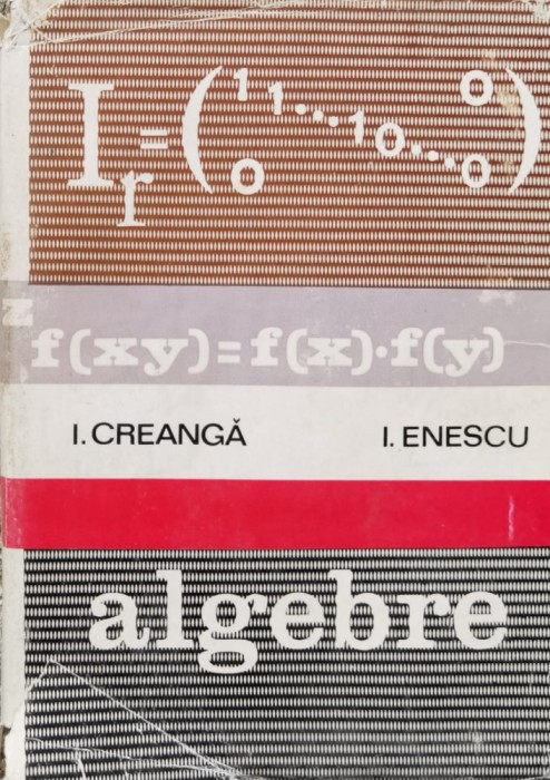 Algebre - Ion Creanga Ion Enescu , F907