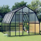 Seră cu cadru de bază, antracit, 9,53 m&sup2;, aluminiu