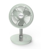 Ventilator pliabil HEINNER HMF-LC4000GR, baterie: 4000mAh, reincarcabil adaptor type-c, pliabil 180&deg; - portabil si usor de depozitat, 4 trepte de vite