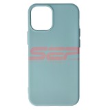 Husa Silicon Glacier Blue Compatibila iPhone 12 Mini - Calitate Premium