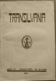 Revista Transilvania, organ al Astrei, Sibiu, nr. 8 - 9, 1944