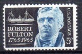 SUA 1965, Aniversari, Robert Fulton, serie neuzata, MNH, Nestampilat