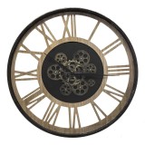 Cumpara ieftin Ceas de perete Paul Pako World Negru 57x57x6 cm