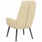 Scaun de relaxare, crem, material textil - 4