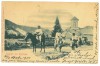 2633 - Peasants with horses and donkeys, Litho - old postcard - used - 1901, Circulata, Printata