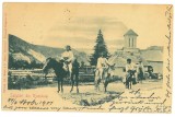2633 - Peasants with horses and donkeys, Litho - old postcard - used - 1901