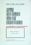 Cumpara ieftin Revue des etudes sud-est europennes. Tome 1983, numarul 4 (octobre-decembre)