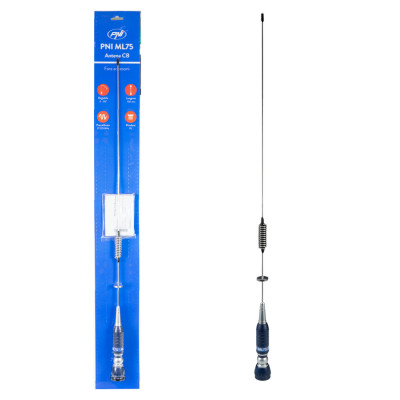 Resigilat : Antena CB PNI ML75, lungime 75cm, 26-28MHz, 300W, rabatabila, fara acc foto