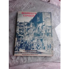 BOSWELL&#039;S LONDON, GRAFICA DE JAMES BOSWELL (TEXT IN LIMBA ENGLEZA)