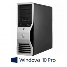 Workstation Dell Precision T7400, Xeon E5430, 16GB, Quadro FX 4600, Win 10 Pro foto