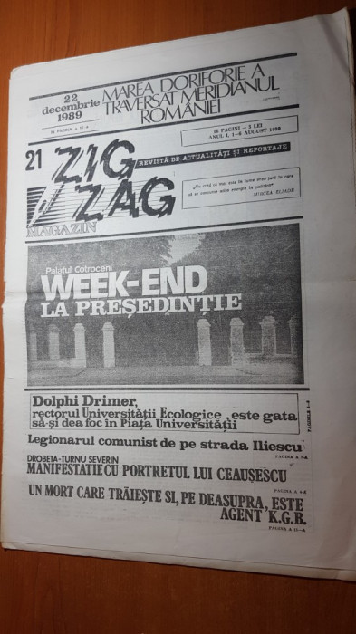 zig zag 1-6 august 1990-art.nostalgia dupa ceausescu,interviu nicu ceausescu