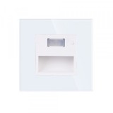Spot LED Scara cu senzor din sticla alb 1.5W 86x86x32mm 1800K-7500K SPN1429