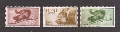 IFNI 1955 - Ziua timbrului - Veverițe, MNH foto