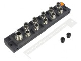 Cutie de conexiuni M8 IP67 LED 3 soclu 30VDC