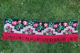 Lucru de mana cusatura in punct kilim / chilim, traversa de sus pentru fereastra sau poate fi si peretar