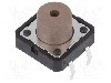 Microintrerupator 12x12mm, OFF-(ON), SPST, C&amp;K - PTS125SM85-2 LFS