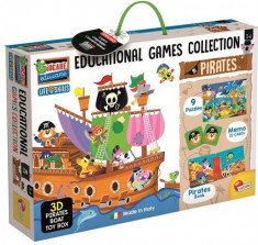 Joc Montessori - Corabia piratilor 3D PlayLearn Toys foto