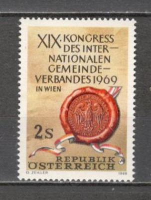 Austria.1969 Congres international al asociatiilor comunitare MA.674 foto