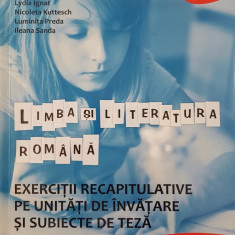 LIMBA SI LITERATURA ROMANA EXERCITII RECAPITULATIVE PE UNITATI CLASA VI-A Dobra