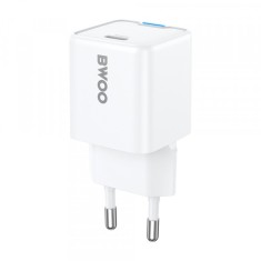 Incarcator Retea BWOO CDA211, 30W, 3A, 1 x USB-C, Alb