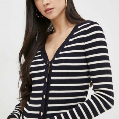 Morgan cardigan femei, culoarea albastru marin, light