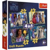 Puzzle Trefl 4In1 Wish Visele Devin Realitate