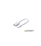 Cablu Micro USB la USB 2.0 cu functie OTG-Culoare Alb