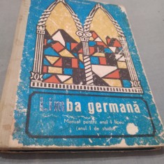 MANUAL GERMANA ANUL 1 DE STUDIU BASILIUS ABAGER 1975 foto