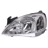 Far Opel Corsa/Combo C 03.2005-10.2010, partea Stanga, electric, tip Valeo, tip bec H7+H7, cu motoras, TYC