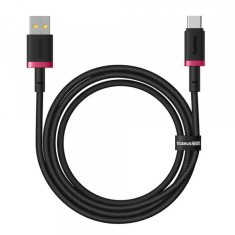 Cablu Date si Incarcare USB-A - USB-C Baseus Dura Series, 60W, 1m, Rosu P10377802U01-01