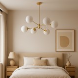 Lustra Suspendata LOFT, 6x E27, Auriu ModernLight Concept