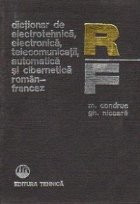 Dictionar de electrotehnica, electronica, telecomunicatii, automatica si cibernetica roman-francez foto