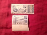 2 Timbre 1941 Wallis et Futuna si Senegal , colonii franceze Gen. Petain , val. 2,5f (Senegal are pliu)
