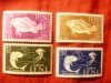 Serie IFNI colonie spaniola 1954 - Ziua Timbrului - Fauna acvatica , 4 valori, Nestampilat