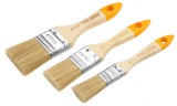 Set de 3 pensule pentru vopsit cu maner din lemn, 1&quot;, 1.5&quot;, 2&quot;, Tolsen