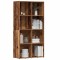 Gossi dulap cu carti din lemn vechi 66x30x130 cm lemn prelucrat