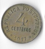 Moneda 4 centavos 1917 - Portugalia