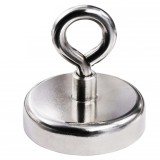 Cumpara ieftin Magnet fishing puternic neodim D75mm cu carlig inelar forta 160kg