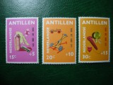 ANTILELE OLANDEZE 1971 SERIE MNH, Nestampilat