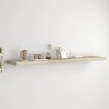 vidaXL Raft Perete Stejar 120cm MDF Suspendat Maro Montare Invizibila Polita Decorativa