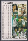 Guyana 1989 - Jocurile Olimpice Seul - Medaliile olimpice, Clasamentul pe națiuni, Colita, Cota 15 EURO, MNH