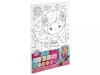 Set creativ Picteaza pe numere, Canvas, sirena, Grafix