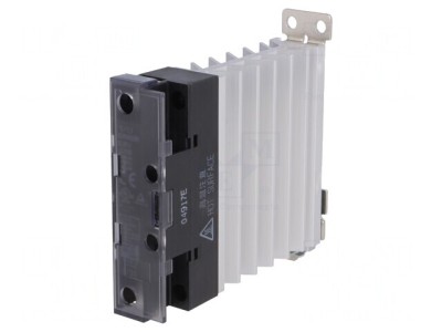 Releu semiconductor 25A 1-fazat 12-24VDC 24-240VAC foto