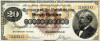 20 dolari 1882 Reproducere Bancnota USD , Dimensiune reala 1:1