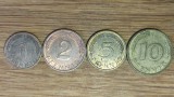 Cumpara ieftin R08 Germania federala - set colectie - 1 2 5 10 pfennig - diversi ani, stare ft buna, Europa
