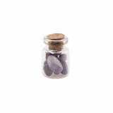Sticla cu cristale naturale ametist 6-10mm 6cm, Stonemania Bijou