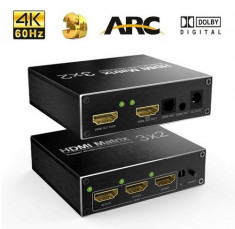 Splitter UHD HDMI 4K 60Hz 3in, 2iesiri foto